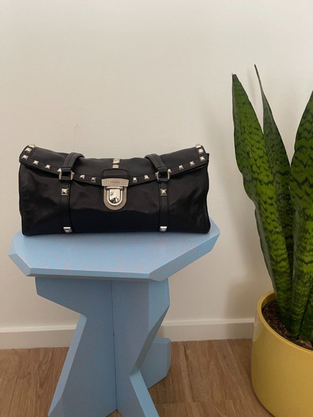 Vintage Prada Studded Easy Bag
